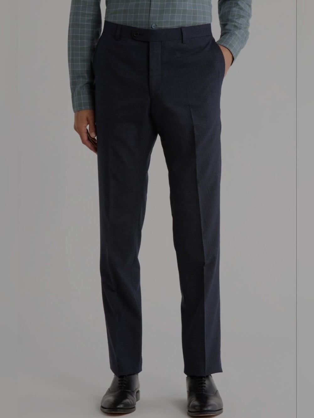John Varvatos Bedford Flat Front Wool Blend Pants Size 36